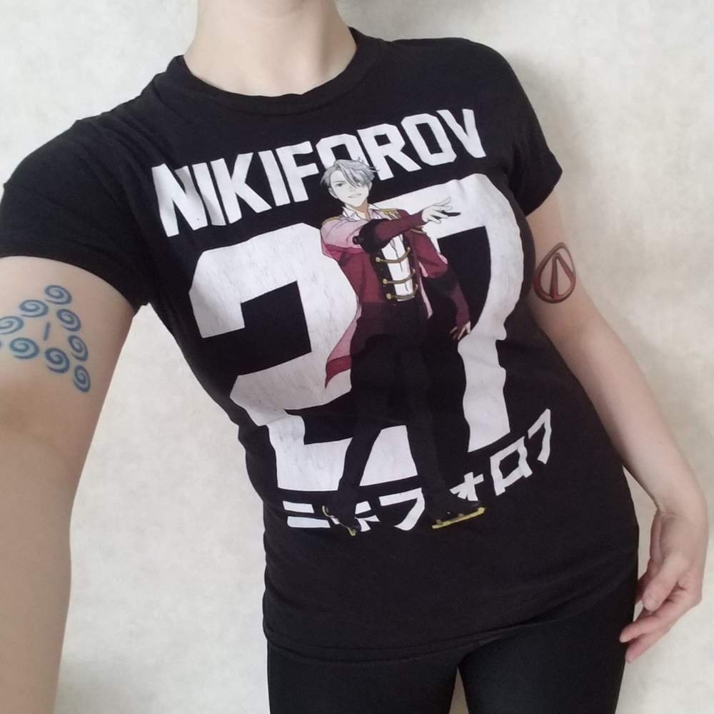 Yuri On Ice Viktor Nikiforov Hot Topic Graphic Tee